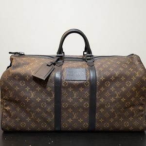 *SOLD*Waterproof Keepall 55 Bandouliere Monogram